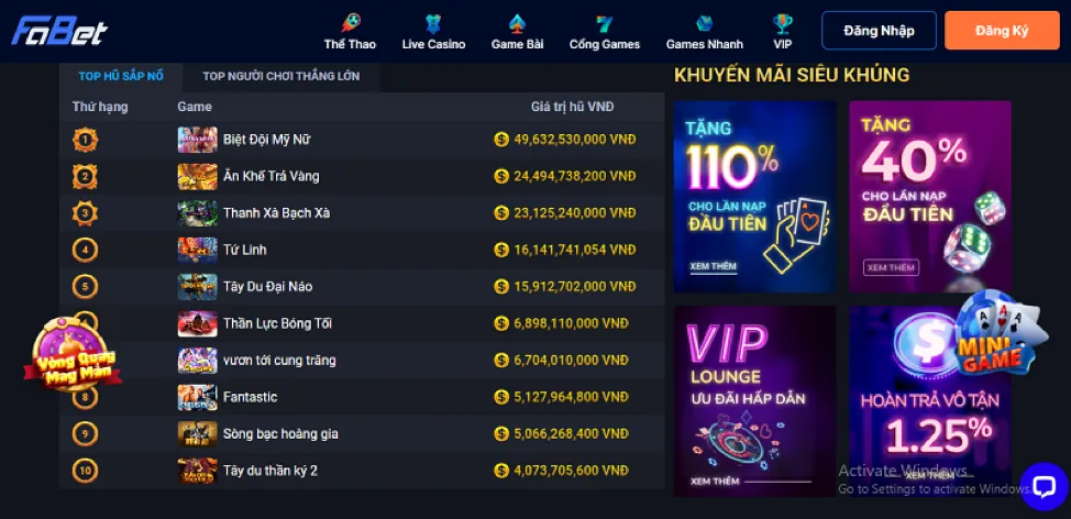 Tính Năng Nổi Bật Ứng Dụng 1win